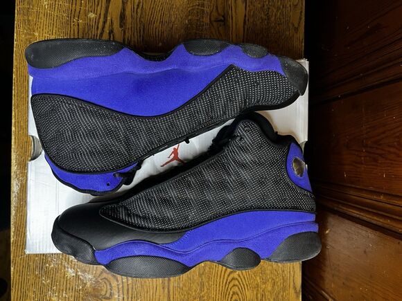 Air Jordan 13 Retro Hyper Royal Black Blue Sneakers 414571-040 Mens Size 10.5 main image 8